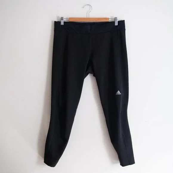 ADIDAS - BLACK RUNNING TIGHTS - Picture 1 of 4